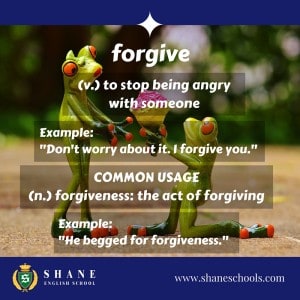 forgive - English lesson