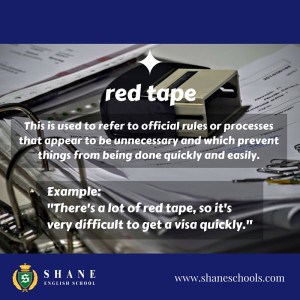 English lesson - red tape