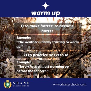 warm up - English lesson