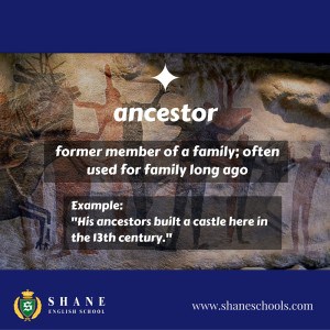 English lesson - ancestor