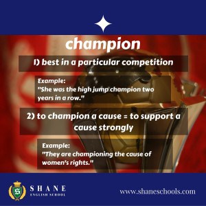 English lesson - champion