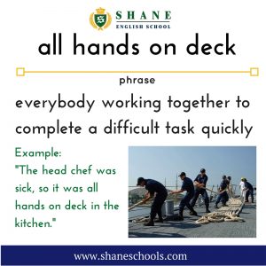 English lesson - all hands on deck