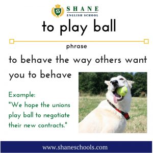 English lesson - to play ball