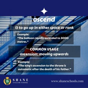 English lesson - ascend