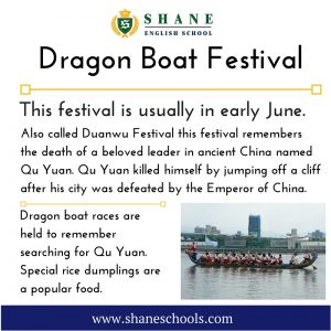 English lesson - Dragon Boat Festival