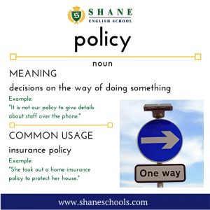 policy - English lesson