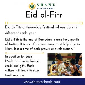 English lesson - Eid al-Fitr
