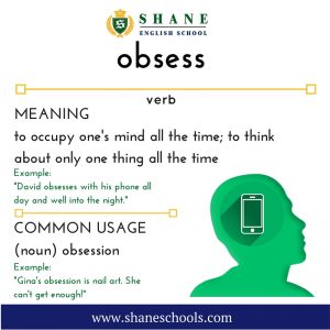 English lesson - obsess
