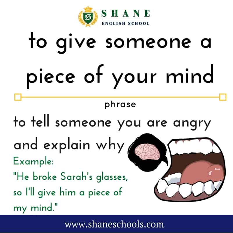 english-lesson-0121-phrase-of-the-day-to-give-someone-a-piece-of-your