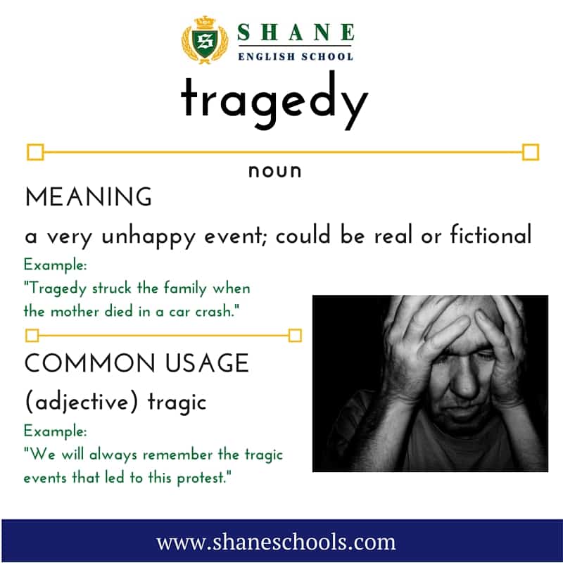 english-lesson-0118-word-of-the-day-tragedy-shane-english-schools