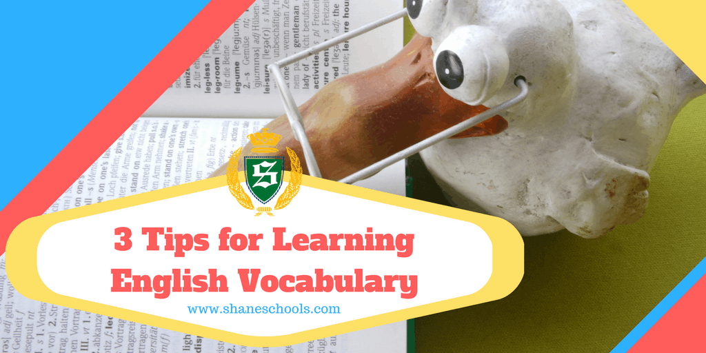 3 Tips for Learning English Vocabulary