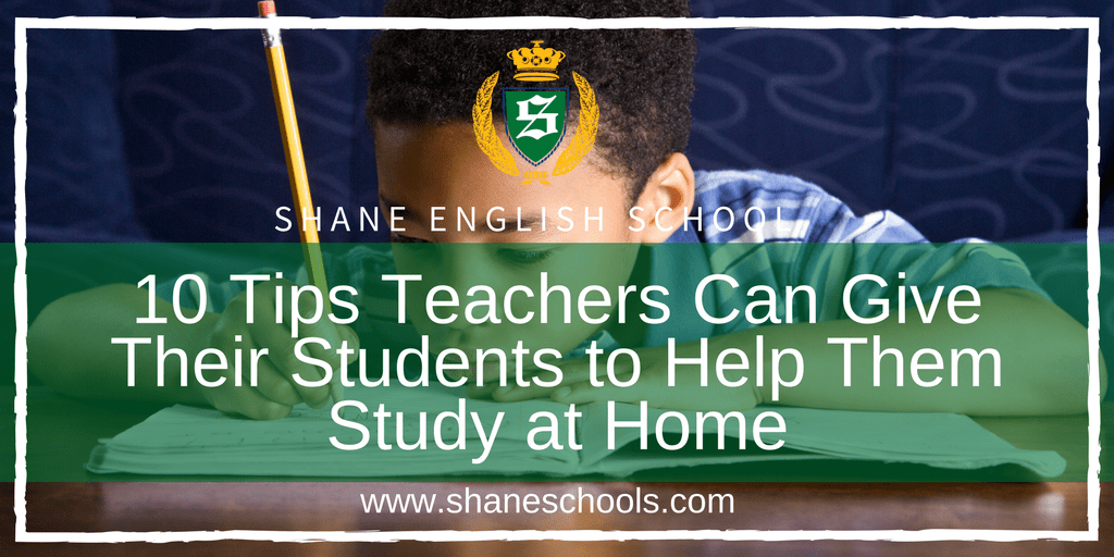 10 Tips Teachers Can Give Their Students to Help Them Study at Home