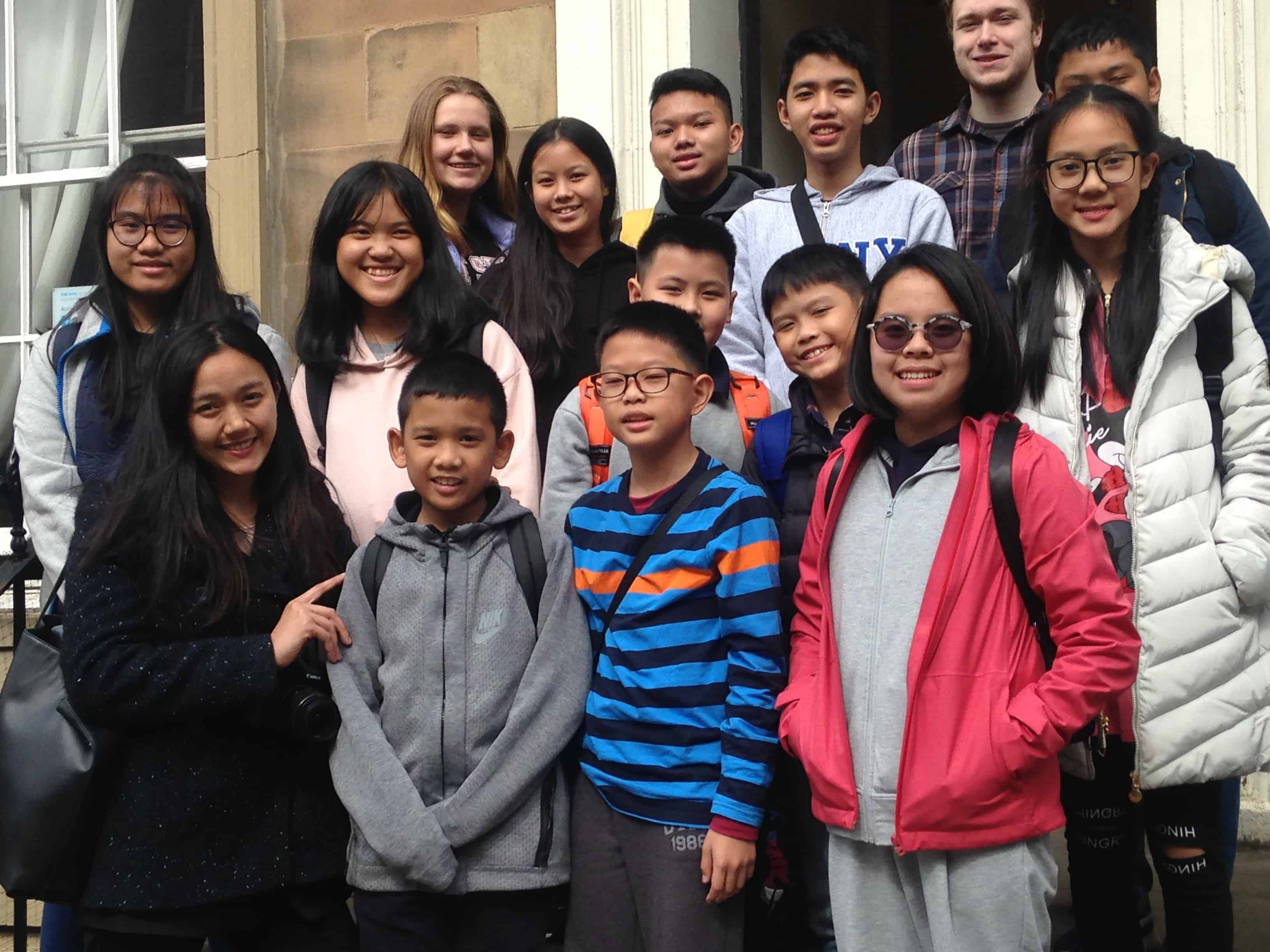 Shane English School Thailand visit Caledonian Language School in Edinburgh, Scotland